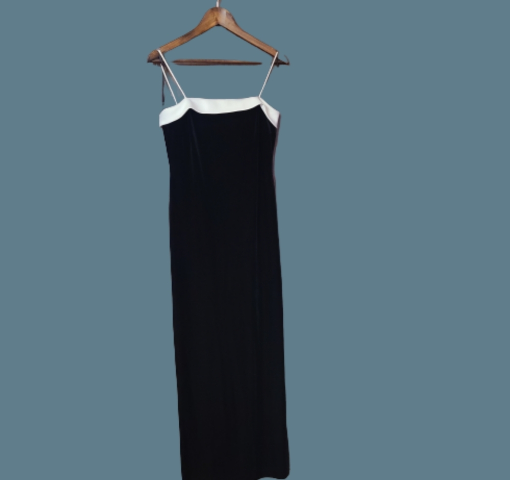 Adriana By Rachel Kaye Velvet Maxi Formal